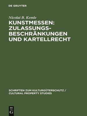cover image of Kunstmessen